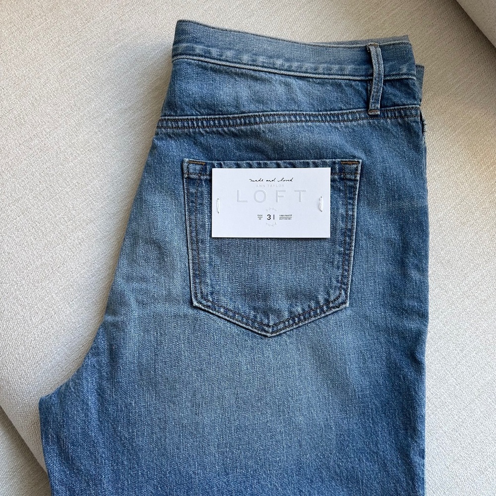 Loft High Waist Boyfriend Jeans